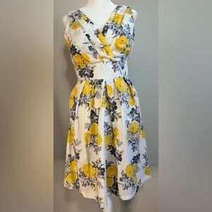 Corey P Women’s Floral Fit & Flare Spring Summer Dress Size 6